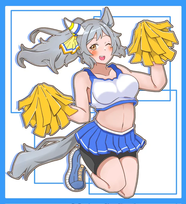 #このタグを見た人は黙ってチアガールを貼る#ウマ娘 