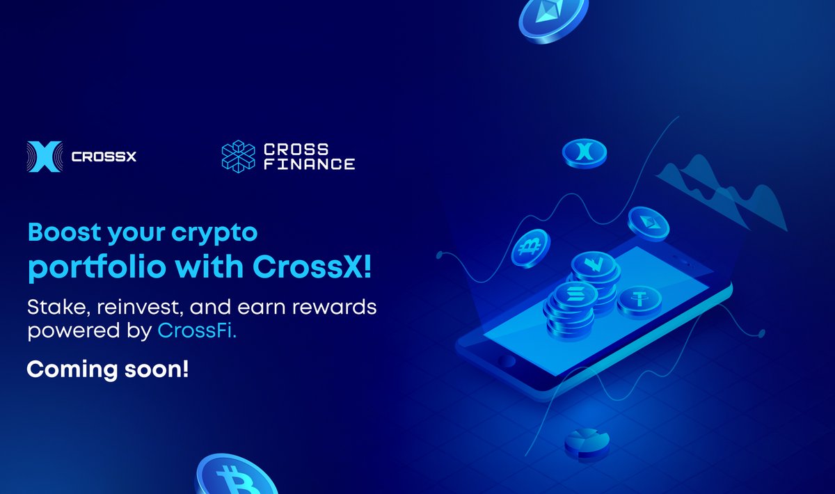 CrossX_DeFi's tweet image. The CrossX revolution is coming. Flexible locking periods, single-asset staking, and secure earnings—all at your fingertips.
Stay tuned for a staking experience like no other!

#CryptoStaking #DeFiInvestments #blockchaintechnolgy #CryptoEarnings  #StakingRewards