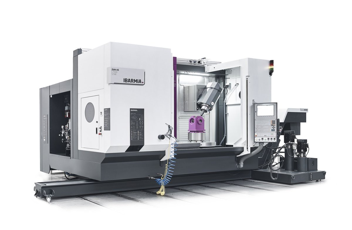 Immediate delivery.  An unbeatable price and performance combination for these two Ibarmia travelling column 5 axis machining centres Star ZVH L1500 and Star ZVH L3000, 5 axis with Ø800mm built in C axis rotary table.  
See the whole Ibarmia range, buff.ly/2Xy8GlT