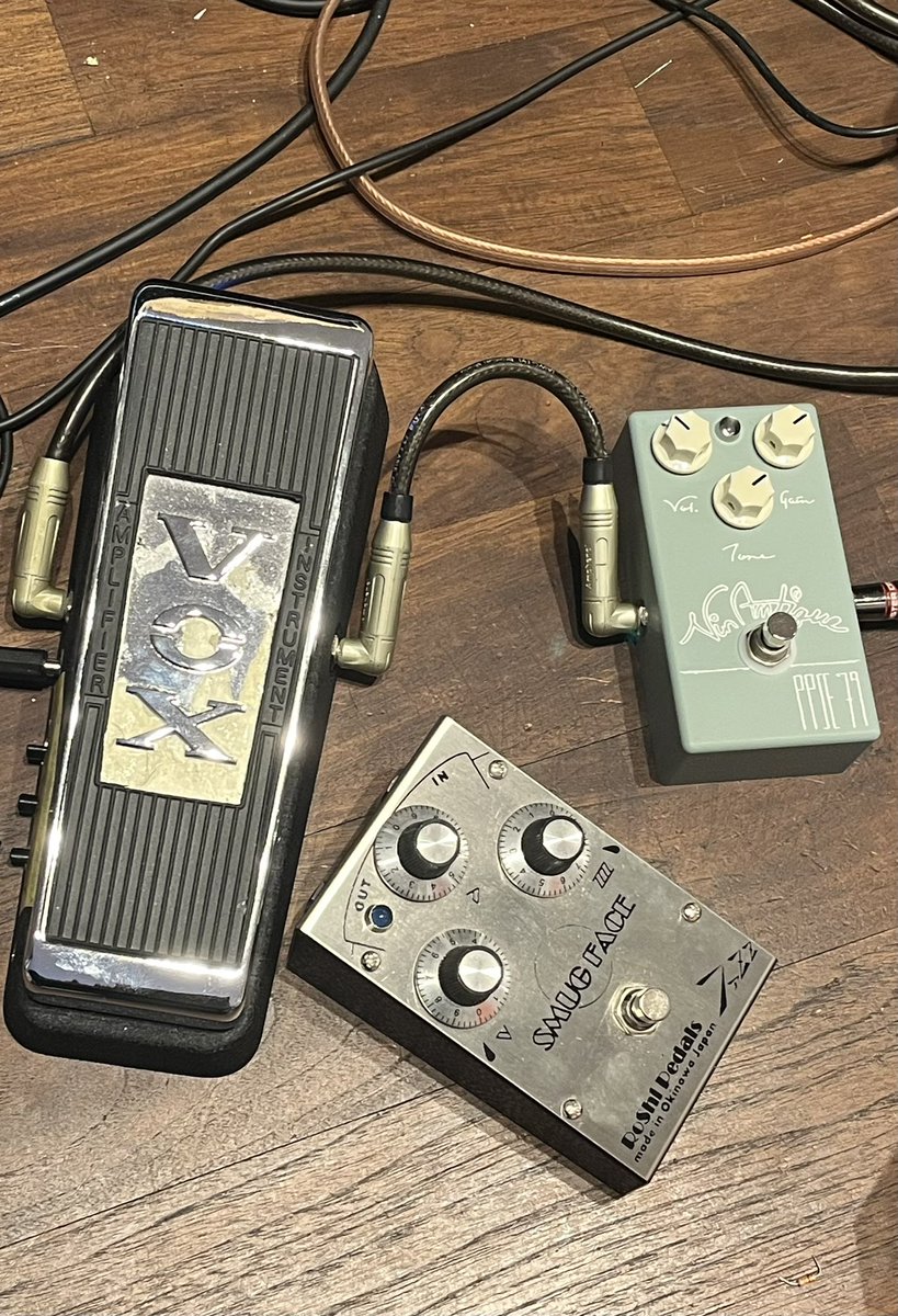 開発中のWah かなり良いところまで来ました。 ファズの前段でも後段