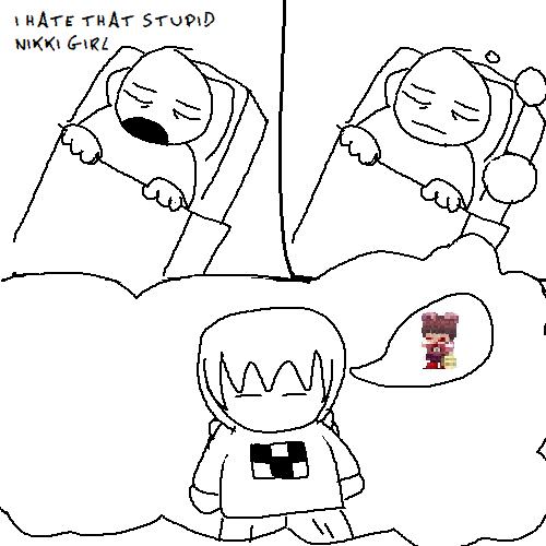 EmMortis's tweet photo. Yume nikki comics #1 https://t.co/LXkxPusYlK