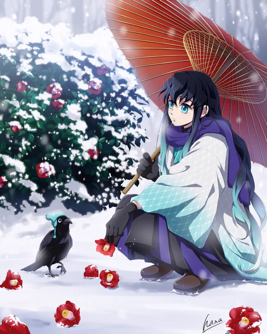 雪と椿(くんの衣装はキ¡メ¡ツ祭の時のものです) 
