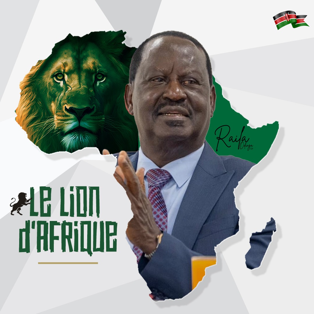 Fuata_B's tweet photo. @RailaOdinga The Lion of Africa has roared. #TheLionOfAfrica https://t.co/1yD7YZInjL