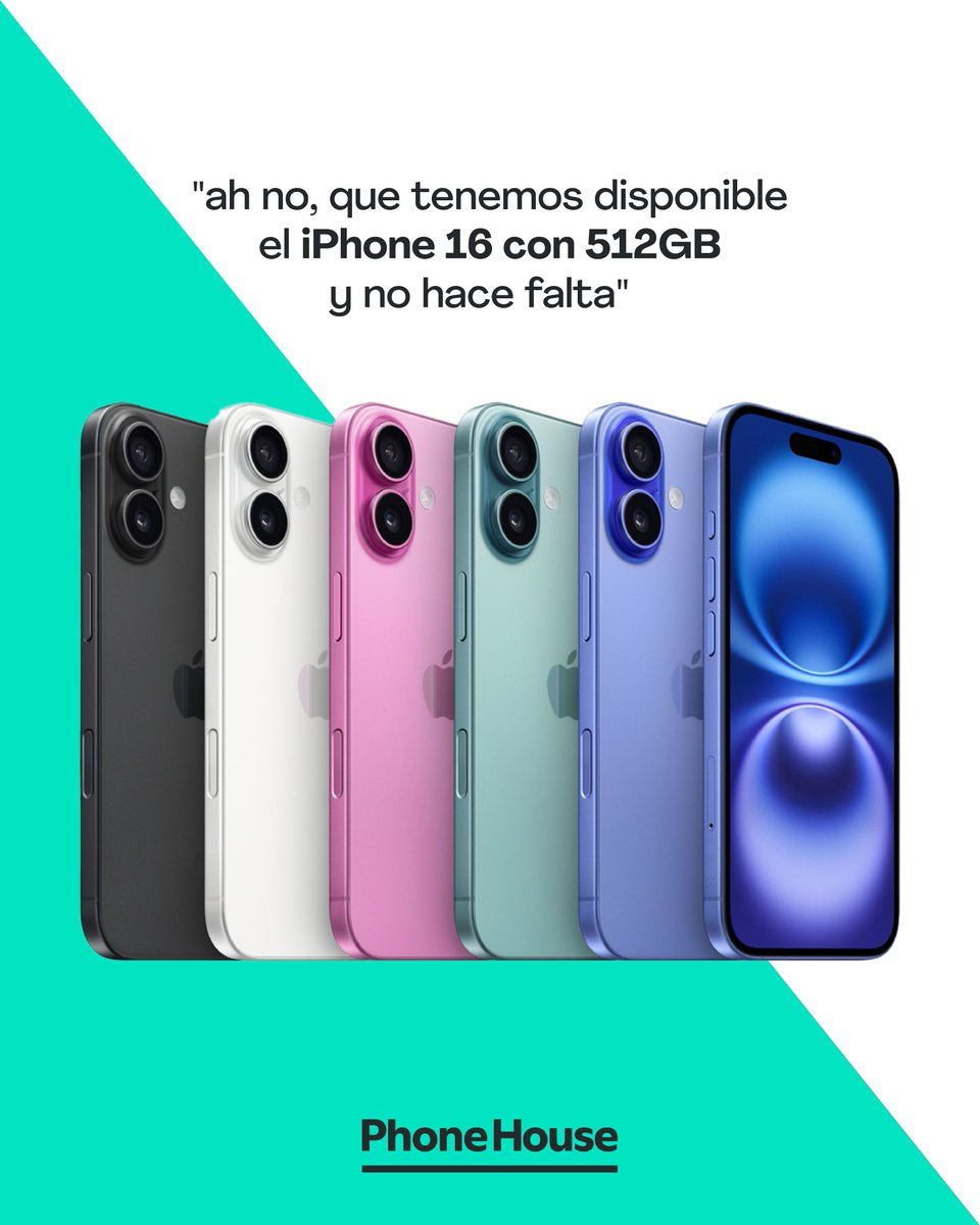 Ah pues al final era no 😌
Todo un iPhone desde 249€ en nuestra web o en tu
tienda Phone House más cercana 📲 🚀
bit.ly/web_phone_house 
#PhoneHouse #reNuevos #iPhone16