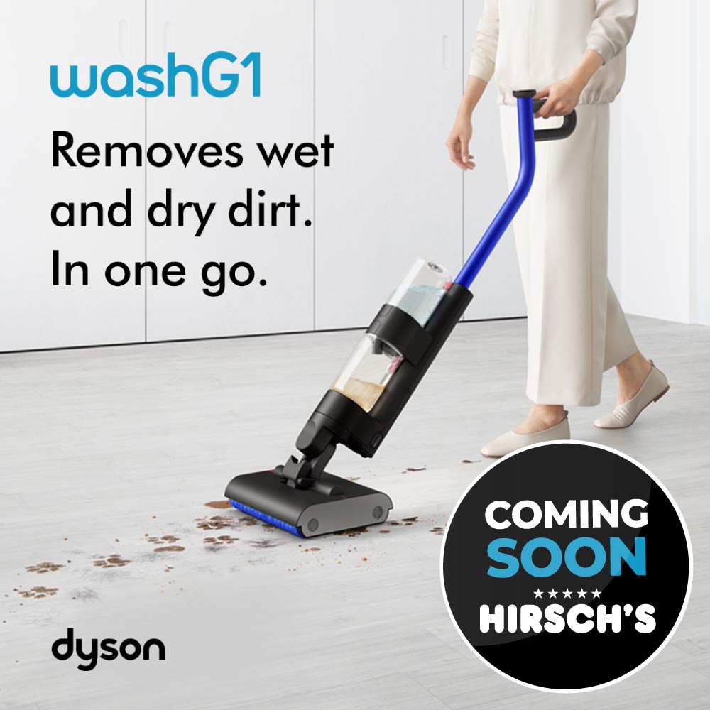 Dyson Wash G1 Pre-order Alert! 😍

The Dyson Wash G1 Hard Floor Cleaner is coming to a Hirsch's near you on 1st February, but you can pre-order yours NOW.

Click here to Pre-Order now - bit.ly/4jvqnuD