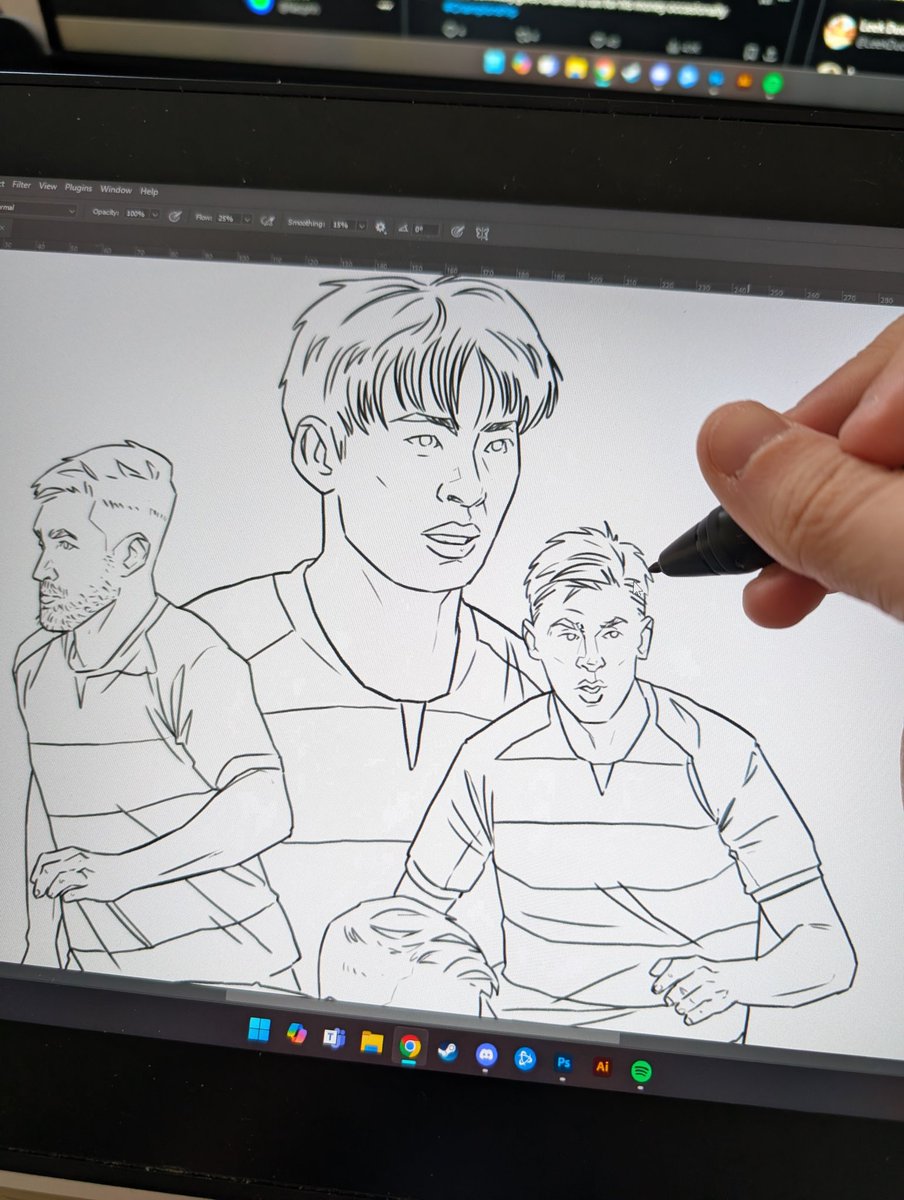 Work in progress on my latest drawing #QPR