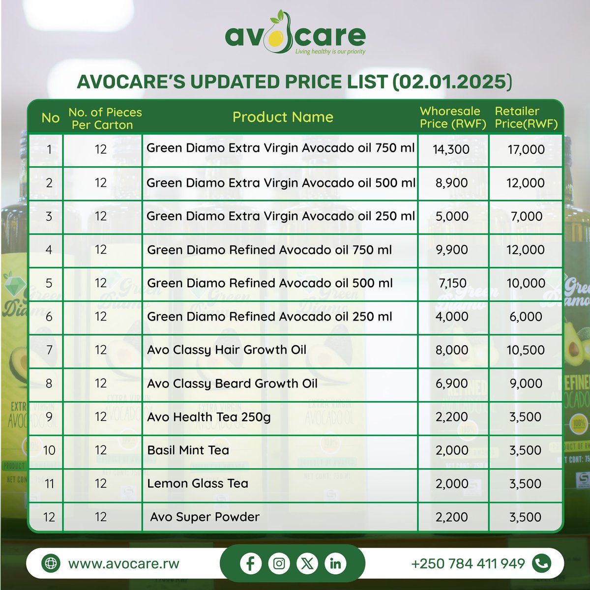 avocare_rw's tweet photo. Simple joys, avocado ways!🥑

From cooking oil to hair &amp; beard growth oil, shop your favorite #Avocare products today from your nearest supermarket at affordable prices.🤩

#avocare #healthyliving #cookingoil https://t.co/cExVh0WQv7