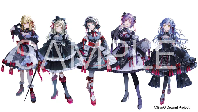 TVアニメ「BanG Dream! Ave Mujica」グッズイラストを担当いたしました!よろしくお願いいたします! 