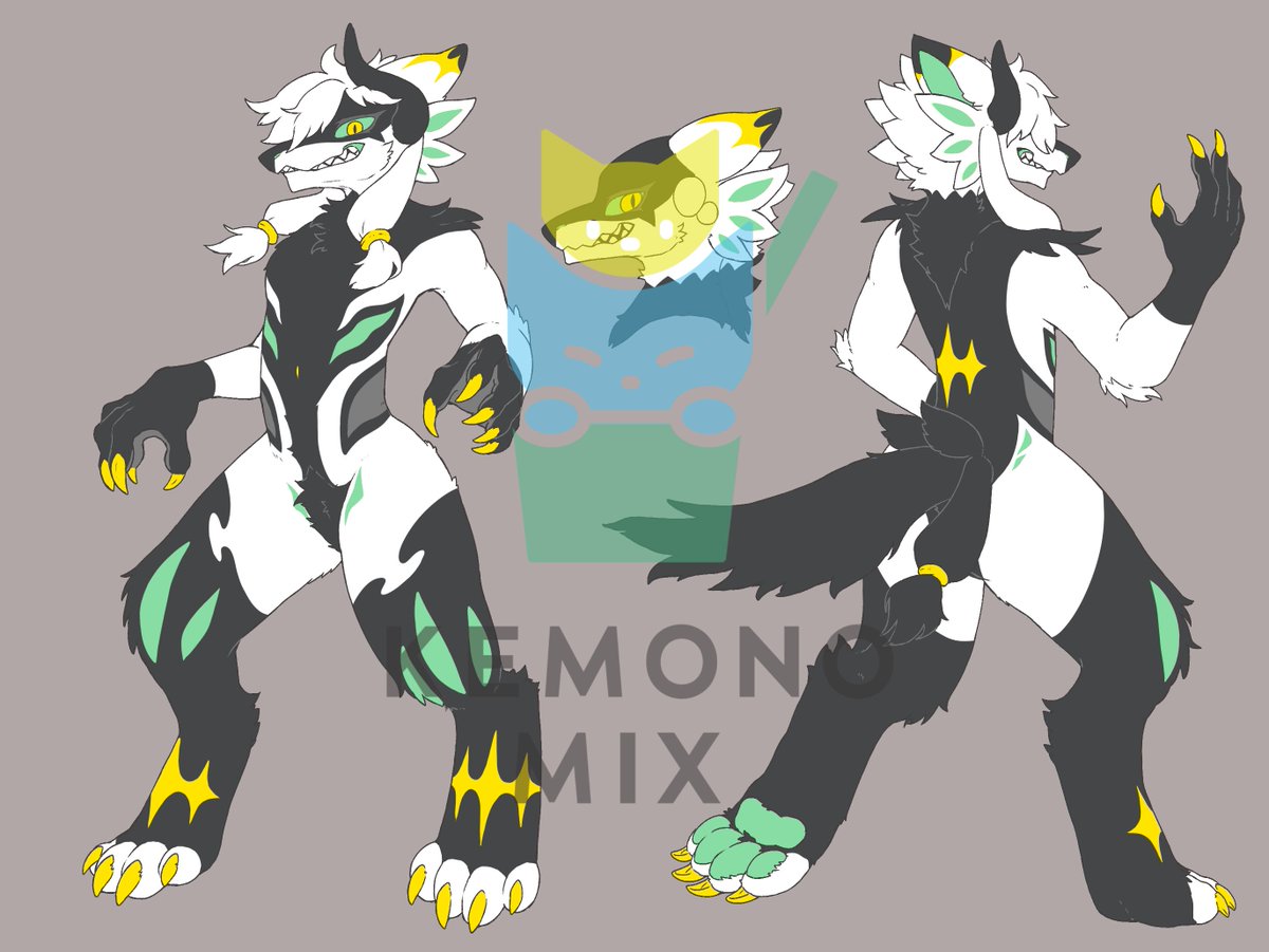 ★セミコミッション第4弾🐺🐉

製作者: ろん
種族: 狼竜

ヴィラン感が溢れる雰囲気の狼と竜のハーフっ子です！✨️

⚠️キャラクターのイメージを損なわないよう体型の制限がございます😭
詳細はHPの【セミ/Mix Flavor】からご確認下さいませ！