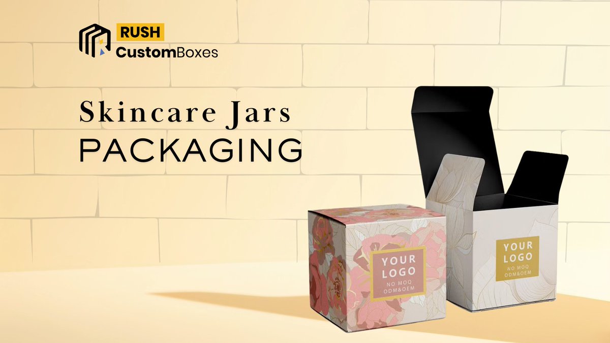 Rushcustomboxuk's tweet image. Your skincare jars deserve packaging as premium as your product!
We create eco-friendly packaging with luxury designs to elevate your brand. Perfect for skincare brands in the UK.

#SkincarePackaging #CustomBoxesUK #BespokeDesign #CosmeticPackagingUK #ProductPackaging #UKBrands