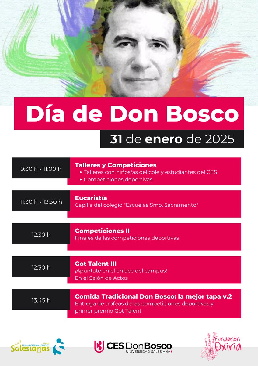 CESDonBosco's tweet photo. ¡Próximo 31 de enero, te esperamos! 🤩 https://t.co/xuiuiTh6HA