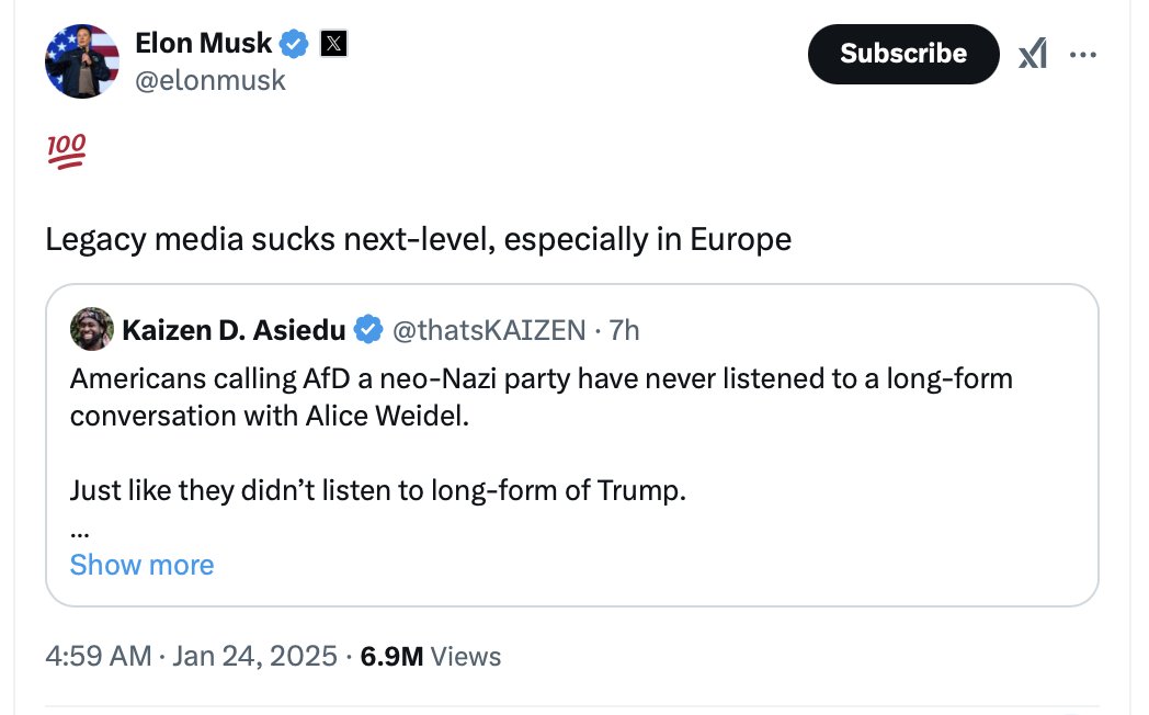 Ok, so that was a Nazi salut then :) Since AfD IS a nazi party.