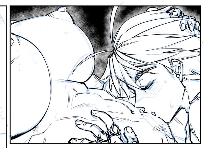 @SN_for2VA ここから腹筋をキスでなぞりながらの乳首吸いなので期待して頂きたい! 