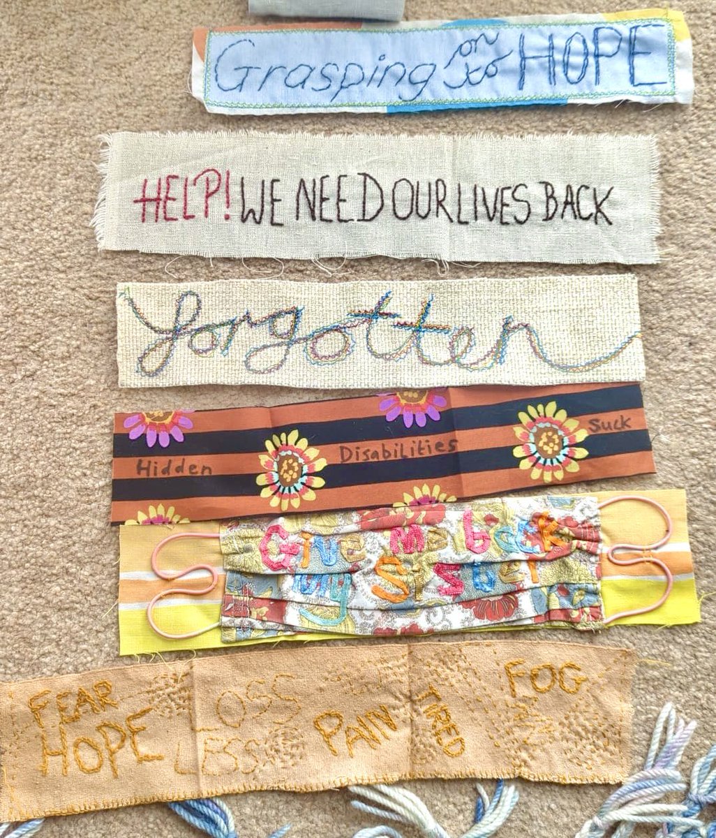 📣 There’s still time to contribute a piece of fabric to our banner - deadline is 1st February 2025!

Thanks to all who have sent fabric or have completed the form requesting one to be done for them! 🙏

Link to further information ⬇️

#LongCovid 
#LongCovidAwareness