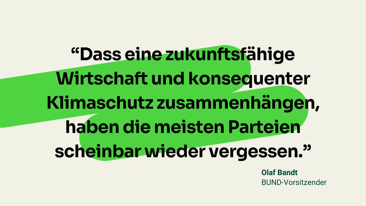 BUND (@bund_net) on Twitter photo .<a href="/Die_Gruenen/">BÜNDNIS 90/DIE GRÜNEN</a> sollten sich auf ihrem Parteitag am Wochenende klar für eine Verschärfung des #Klimaschutzgesetz einsetzen, erklärt <a href="/Bandt_BUND/">Olaf Bandt (BUND)</a>.
➡️ bund.net/themen/aktuell… .<a href="/Die_Gruenen/">BÜNDNIS 90/DIE GRÜNEN</a> sollten sich auf ihrem Parteitag am Wochenende klar für eine Verschärfung des #Klimaschutzgesetz einsetzen, erklärt <a href="/Bandt_BUND/">Olaf Bandt (BUND)</a>.
➡️ bund.net/themen/aktuell…