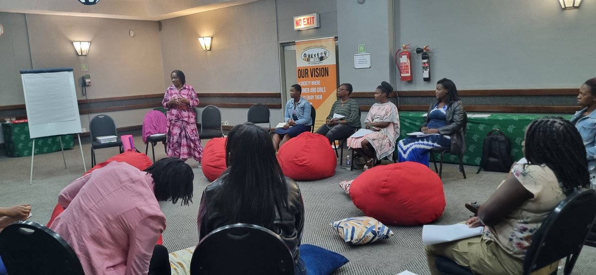 WCOZIMBABWE's tweet photo. @WCOZIMBABWE recently held a feminist training exploring the intersectionality of feminism while reinforcing the importance of allyship and strengthening the women's movement. #feministsolidarity @awdf01 @FemnetProg @unwomenzw @fatoulo11 https://t.co/gb2VnV8bwd
