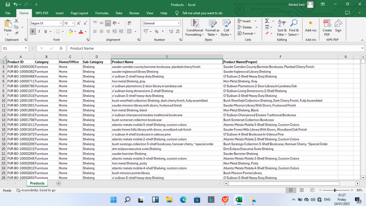 SaniNasara_'s tweet image. Data cleaning is crucial in Data Analysis. An invisible space can ruin your dataset. Always clean your data no matter how clean it appears to be.Last image sheds light on the functions I used in cleaning the dataset😉
@TDataImmersed @DabereNnamani @JudeRaji_ @JacobAjala @msexcel