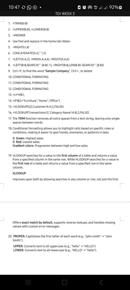 SaniNasara_'s tweet image. Data cleaning is crucial in Data Analysis. An invisible space can ruin your dataset. Always clean your data no matter how clean it appears to be.Last image sheds light on the functions I used in cleaning the dataset😉
@TDataImmersed @DabereNnamani @JudeRaji_ @JacobAjala @msexcel