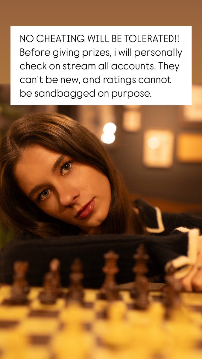 Plan your dates!! We will do Valentine’s Swiss Chess Tournament on February 10th ♥️
- Time control: 10+5
- Rounds: 5
- NOT RATED