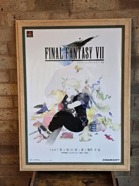 semload's tweet image. Poster of a customer who framed it with a beautiful wooden frame.

This is one of the posters I made, this is my catalog: 

drive.google.com/drive/mobile/f…

#FinalFantasyVII #squaresoft #finalfantasycloud #PlayStation #playstationone #sonyplaystation #SONY #PSX #FinalFantasy #retrogames