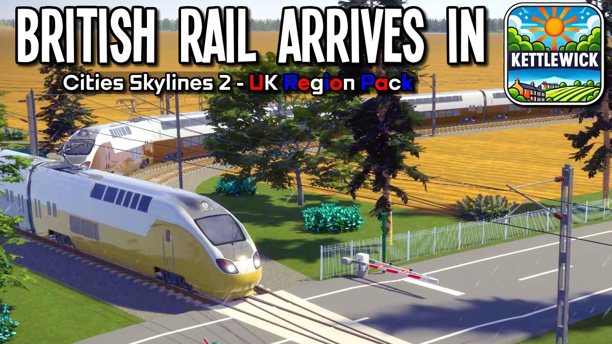Biffa2001's tweet photo. British Rail on Time in Kettlewick? The Impossible Becomes Reality!
 
Enjoy today's @CitiesSkylines 2

https://t.co/B0u2QO6xqo https://t.co/9zK0Rp2zmS