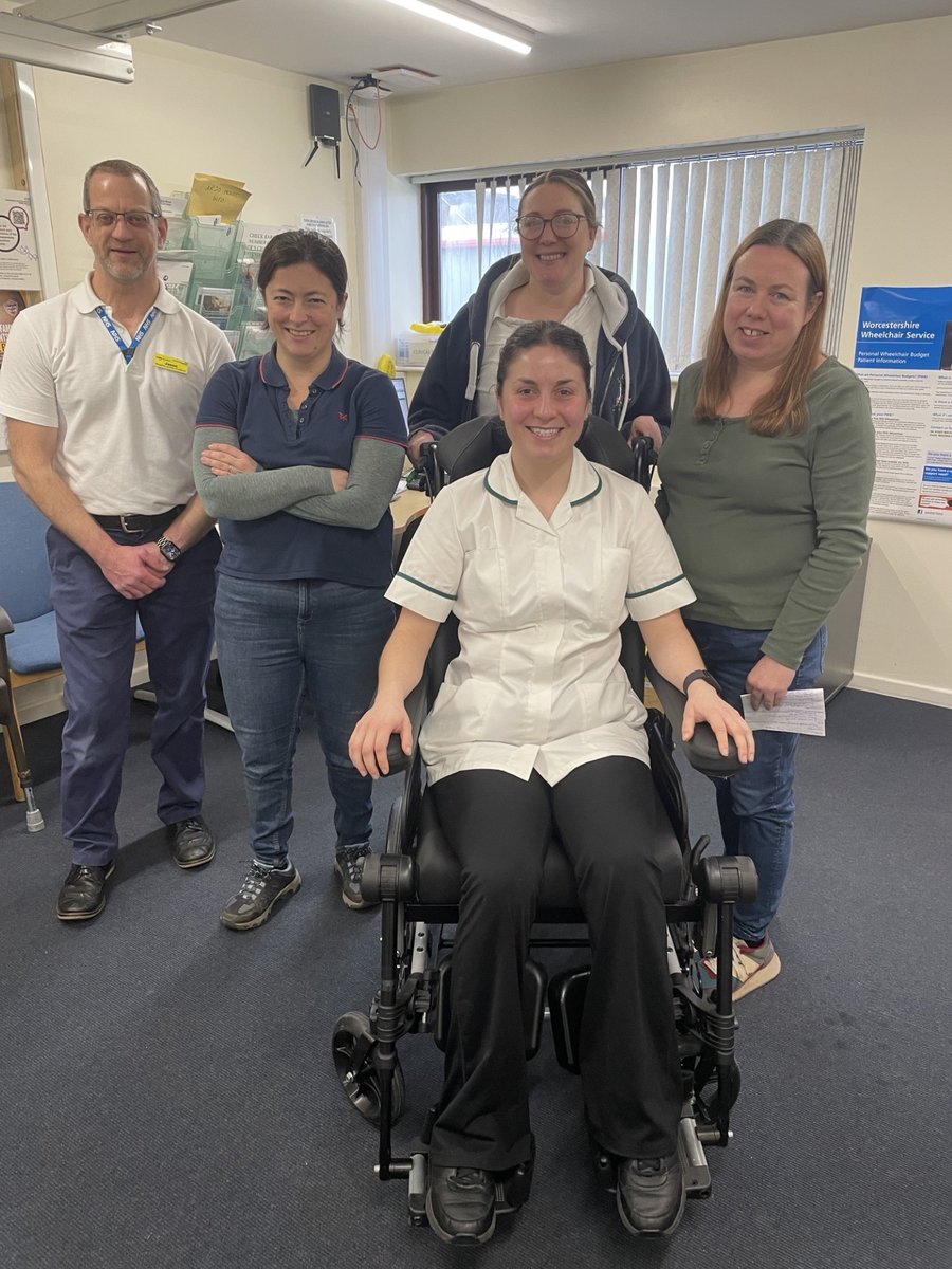 WAHT_OT's tweet photo. Our Neuro OT and Physios completed joint training recently in conjunction with Worcestershire Wheelchair Service, to prescribe specialist wheelchairs for patients with complex needs.
#MDTworking #patientsfirst #integration #developingservices #oneteam https://t.co/SS1vtZ9DpU