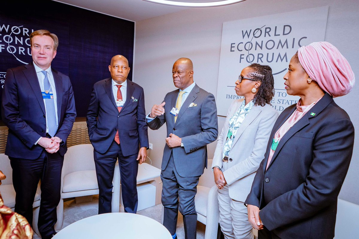 officialSKSM's tweet photo. The Nigerian government has called for collaboration with the World Economic Forum (@wef) to foster economic development and growth in the country and across the African continent.

Specifically, it sought partnerships with the global body on the African Atlantic Gas Pipeline (AAGP) in a bid to connect Nigeria to Morocco and other African countries, as well as the recharging of Lake Chad to address the global food security crisis and other existential threats.

Vice President @KashimSM stated this on Thursday during a bilateral meeting with the President of the World Economic Forum (@wef), Mr. @borgebrende, on the sidelines of the ongoing annual meeting of the WEF in Davos, Switzerland.

On the African Atlantic Gas Pipeline, Senator @KashimSM said Nigeria will be in a vantage position to leverage the WEF platform to develop the gas project, pointing out that this will address the geopolitical challenges in Europe and the growing demand for energy driven by artificial intelligence, data mining, and storage.
