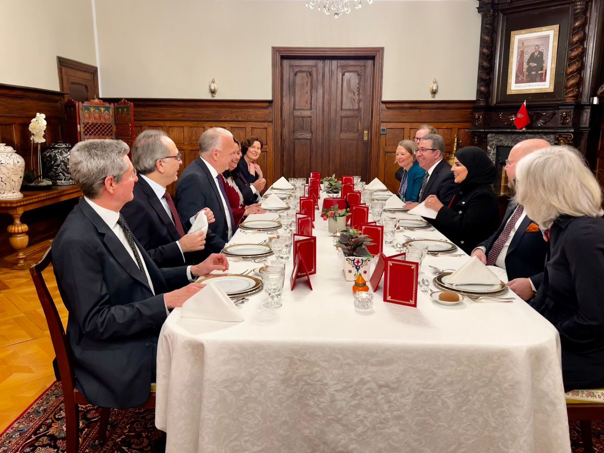 A heartfelt appreciation to H.E. <a href="/KMedrek/">Karim Medrek</a>, Ambassador of Morocco, for hosting a wonderful dinner in honor of H.E. <a href="/JuhlinDag/">Dag Juhlin-Dannfelt</a>. Deep gratitude to His Excellency <a href="/DDannfelt/">Dag Juhlin-Dannfelt</a> for his remarkable efforts in strengthening Qatar-Sweden relations over the past year. Wishing him every