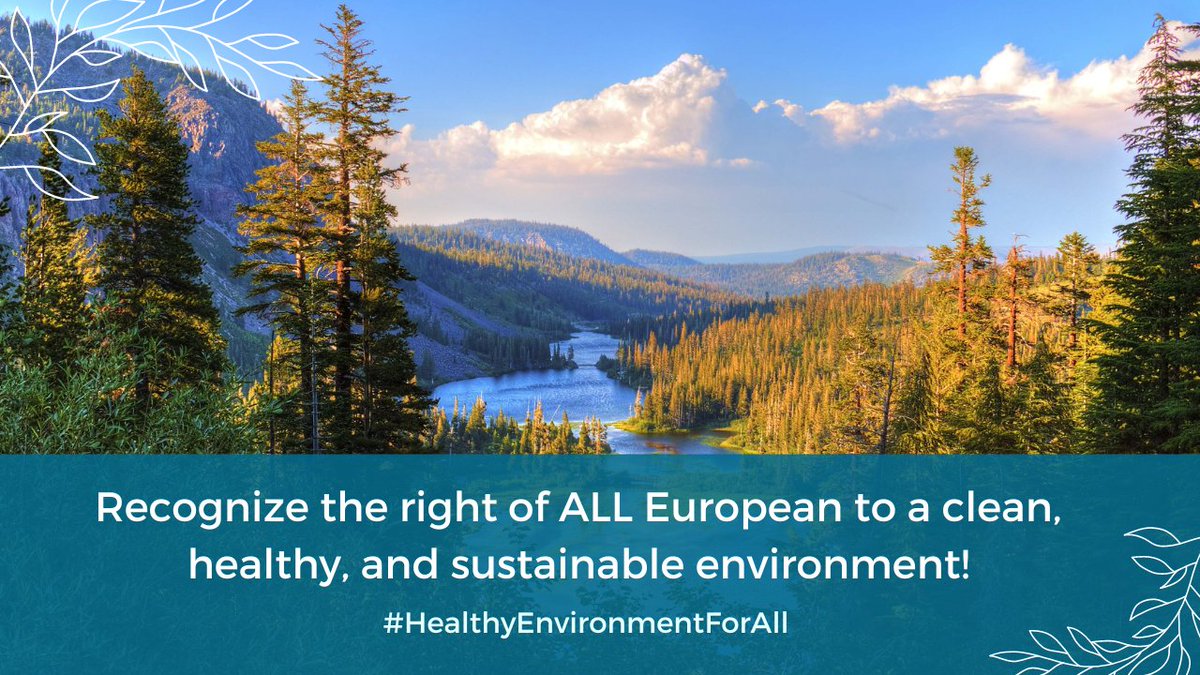 Right to a Healthy Environment at the CoE (@healthyenvcoe) on Twitter photo This week, <a href="/coe/">Council of Europe</a>'s Rapporteur Group on Human Rights met to discuss the right to a #HealthyEnvironmentForAll.
We want to remind them 500+ organisations & 200+ academics called on the Council to put the right in law to truly protect people & the planet!
👉healthyenvironmenteurope.com This week, <a href="/coe/">Council of Europe</a>'s Rapporteur Group on Human Rights met to discuss the right to a #HealthyEnvironmentForAll.
We want to remind them 500+ organisations & 200+ academics called on the Council to put the right in law to truly protect people & the planet!
👉healthyenvironmenteurope.com