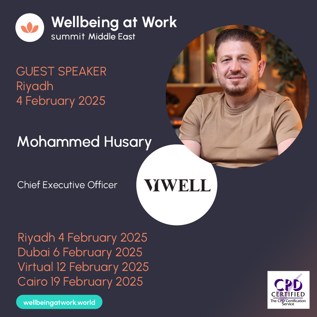 The workplace can be a powerful agent in an individual’s optimal well-being.

I’m honored to be a guest speaker at the Wellbeing at Work Summit Middle East in Riyadh on February 4. As Founder and CEO of VIWELL, I look forward to sharing my insights.

#CorporateWellbeing #Wellness