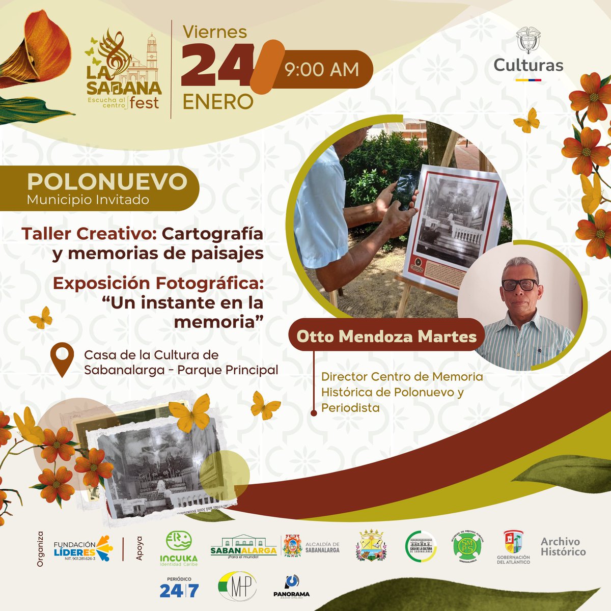 Hoy la programación tiene como invitado a nuestro vecino municipio de Repelon junto a su Centro de Historia, no te pierdas nuestros espacios, Proyecto apoyado por el <a href="/mincultura/">MinCultura Colombia</a>