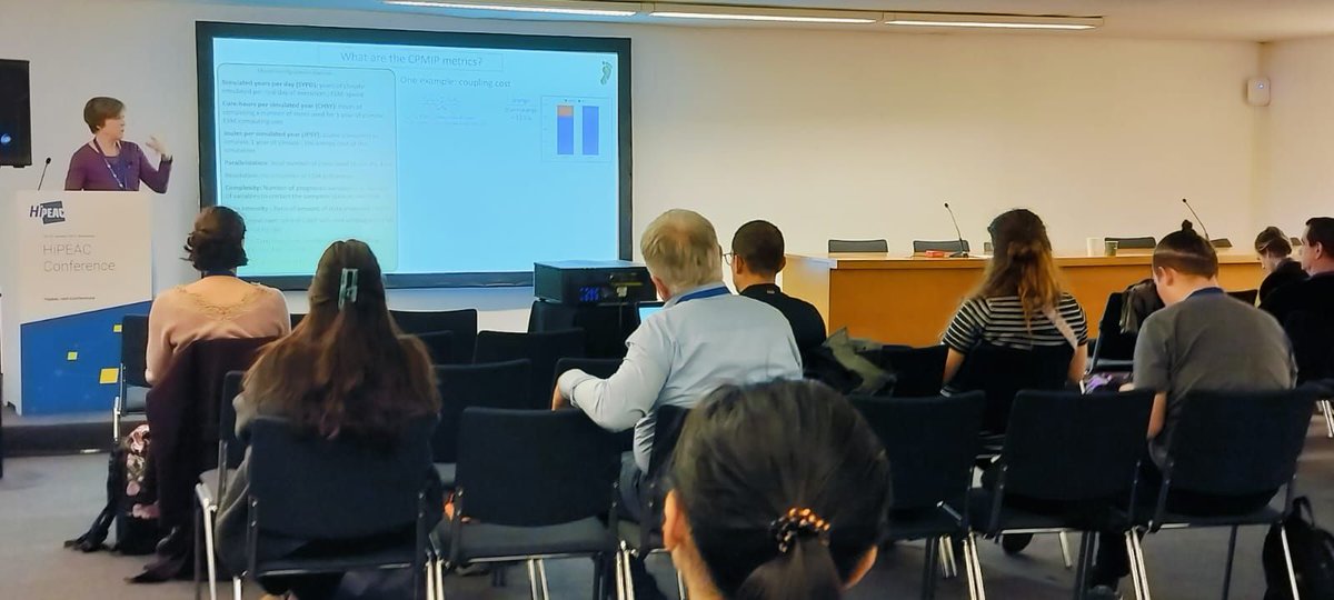 esiwace's tweet photo. 🌍And with that, #HiPEAC25 comes to an end.
💻 3 full days of HPC where ESiWACE3 was proud to participate in 2 Workshops with CoEs on #HPC & women in the field
Read the full contributions of ESiWACE3 here: https://t.co/BIClqNxxy5
#ESiWACE3 #WomenInTech #DigitalTwins https://t.co/7Kv40EezGZ
