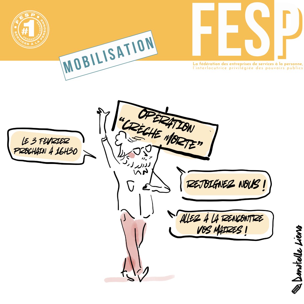 FESP_SERVICES (@fesp_services) on Twitter photo ⭐Opération « Crèche morte » soutenue par la <a href="/FESP_SERVICES/">FESP_SERVICES</a> le 3 février à 16h30 dans chaque commune.
Objectif rencontrer les Maires pour leur exposer les dangers que ce décret représenterait pour le secteur ainsi que les enjeux dans leur territoire. ⭐Opération « Crèche morte » soutenue par la <a href="/FESP_SERVICES/">FESP_SERVICES</a> le 3 février à 16h30 dans chaque commune.
Objectif rencontrer les Maires pour leur exposer les dangers que ce décret représenterait pour le secteur ainsi que les enjeux dans leur territoire.