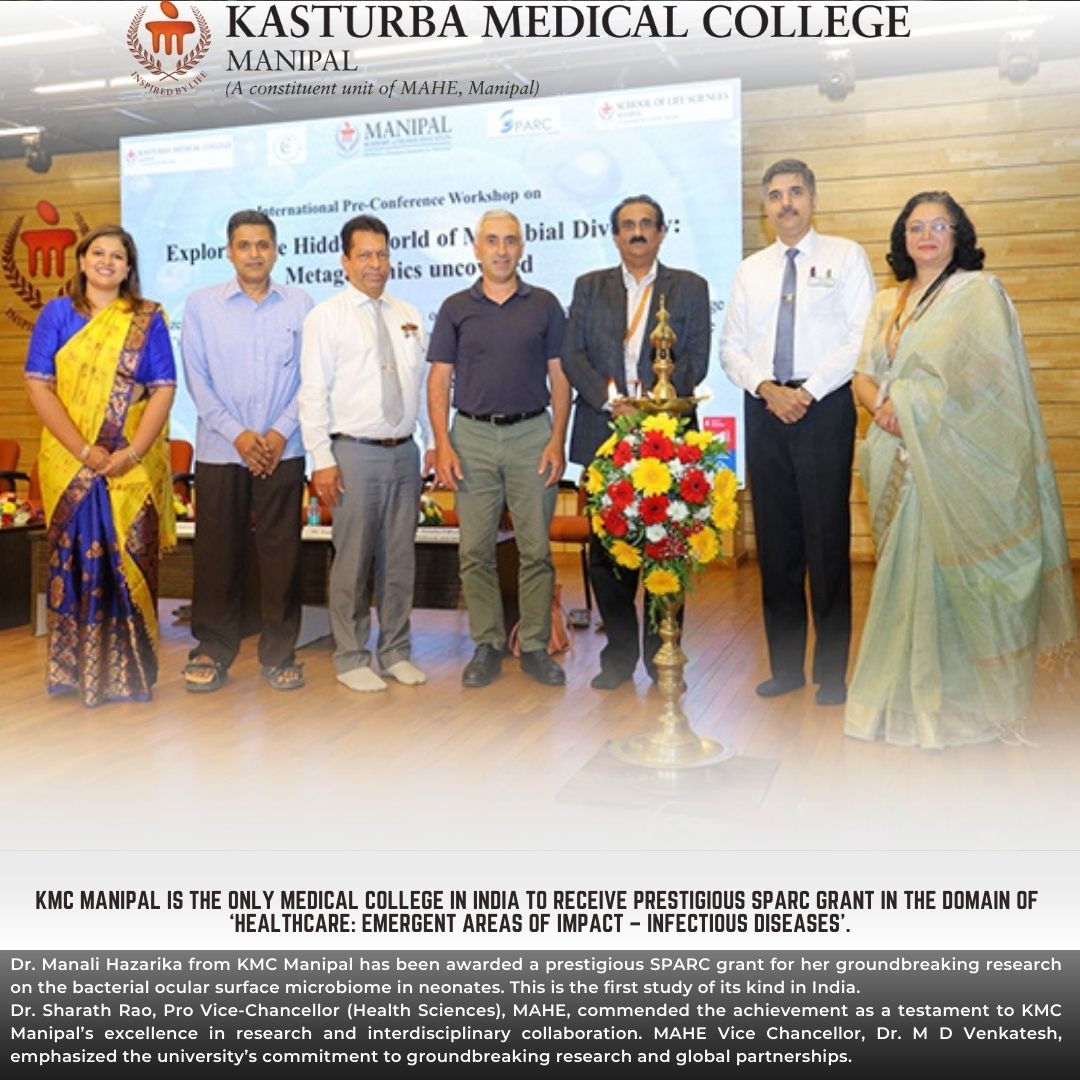 kmc_manipal's tweet photo. KMC Manipal is the only medical college in India to receive the prestigious SPARC grant in the domain of 'Healthcare: Emergent Areas of Impact – Infectious Diseases'.
Read more here: https://t.co/cue67jYcbL
#KMCManipal #HealthcareResearch #SPARCGrant #MAHE #ResearchLeadership https://t.co/a1ZyqfiTN1