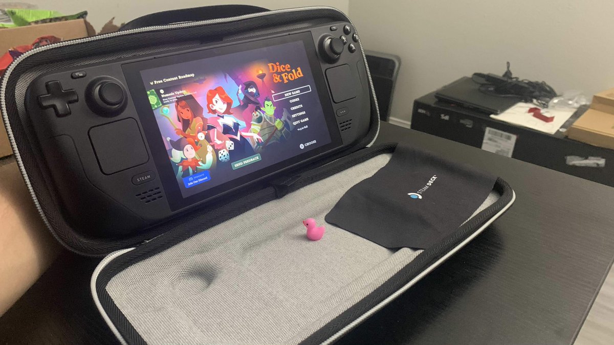 DiceFoldJP's tweet photo. 冒険者の皆さん、ドラムを叩いてください！『サイコロ勇者と魔王の城』 がSteam Deck Verifiedになりました！このパッチと今後の展開について知っておくべきことはすべてここにあります
https://t.co/WBhXMuCX10

#カードバトル #デッキ構築 #ローグライク https://t.co/ih0qC9kThX