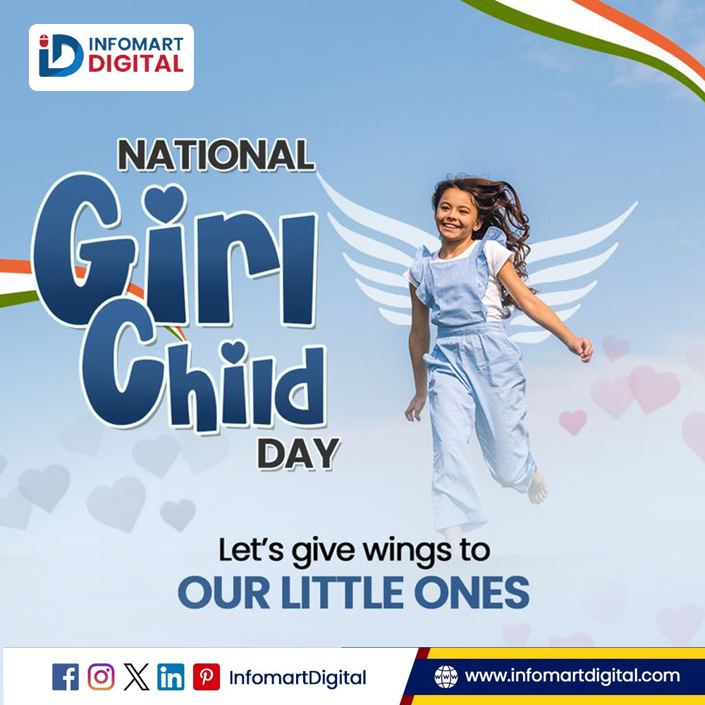 InfomartDigital's tweet photo. Empowering Her Voice on National Girl Child Day! 

Infomart Digital
📞: +91 80809 20709
📌: Mumbai.

#InfomartDigital #Infomart #CelebrateRepublicDay #NationalGirlChildDay #InfomartDigitalMarketing #EmpowerHer #DigitalForGirls #GirlsWithDreams #BrightFuture #EqualityForAll https://t.co/fZlcY85rXl