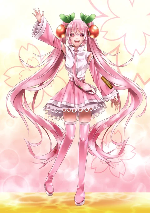 私服要素のアレンジを織り交ぜながら#グッスマイラコン04桜ミク 