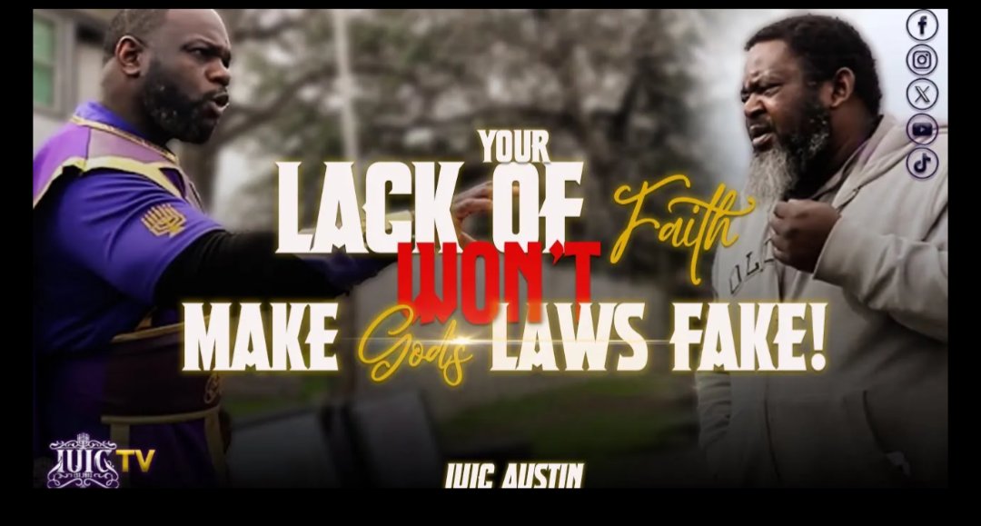 iuicatx's tweet photo. https://t.co/3vS4AznDom
Just ‘cause you don’t believe doesn’t mean God’s Word stops being real. Your doubt don’t cancel His truth—it just keeps you in the dark! 
#GodsPlan
#UnstoppableTruth
#bibletruth
Visit our website here 💻👨🏾‍💻🖥
🔴 https://t.co/3er4ubJ4wD https://t.co/2uYlPJTZD8