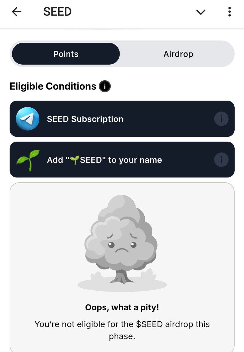ahmadbutt1250's tweet photo. @SeedCombinator  @0xDees What the hell is this now? Even after doing so much transaction, this is noise 😖😢 #seedfreedom_bdbox #Bitcoin #OKX #Bybit #Scammers #SEEDGo https://t.co/Eg1SVr6vcs