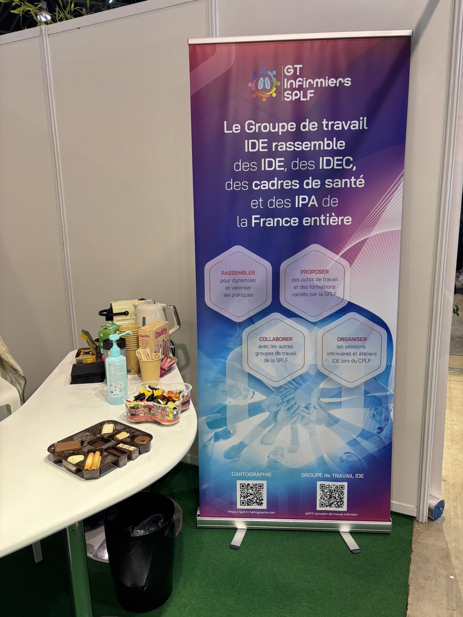 Ludovic CHENE (@ludovic_chene) on Twitter photo #CPLF2025
Venez faire un tour sur le stand du #GTIDE de la <a href="/SPLF_SocPneumo/">Société de Pneumologie de Langue Française (SPLF)</a> et venez échangez avec des IDE, IPA, cadres de santé investis dans tous les champs de la #Pneumologie 🫁 ! #CPLF2025
Venez faire un tour sur le stand du #GTIDE de la <a href="/SPLF_SocPneumo/">Société de Pneumologie de Langue Française (SPLF)</a> et venez échangez avec des IDE, IPA, cadres de santé investis dans tous les champs de la #Pneumologie 🫁 !