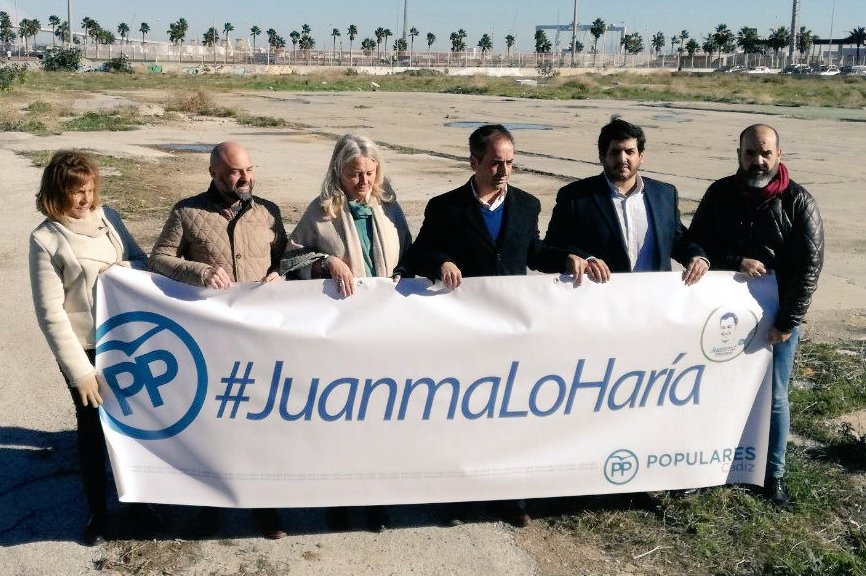 joseigs_'s tweet photo. Aquí la foto del PP en 2018. Hoy comenzamos los #JUANMANOLOHIZO 

Versión 1: el nuevo Hospital de Cádiz https://t.co/H49BmRxNr3