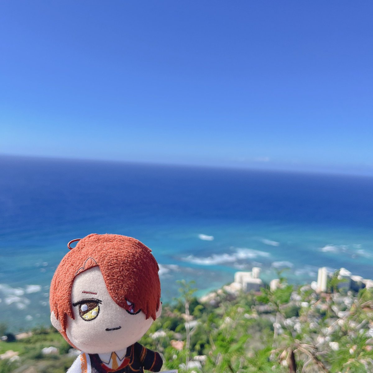 うみの向こうに行ったことはあるか？

#まほやく_ぬい 
#金曜ぬいNight