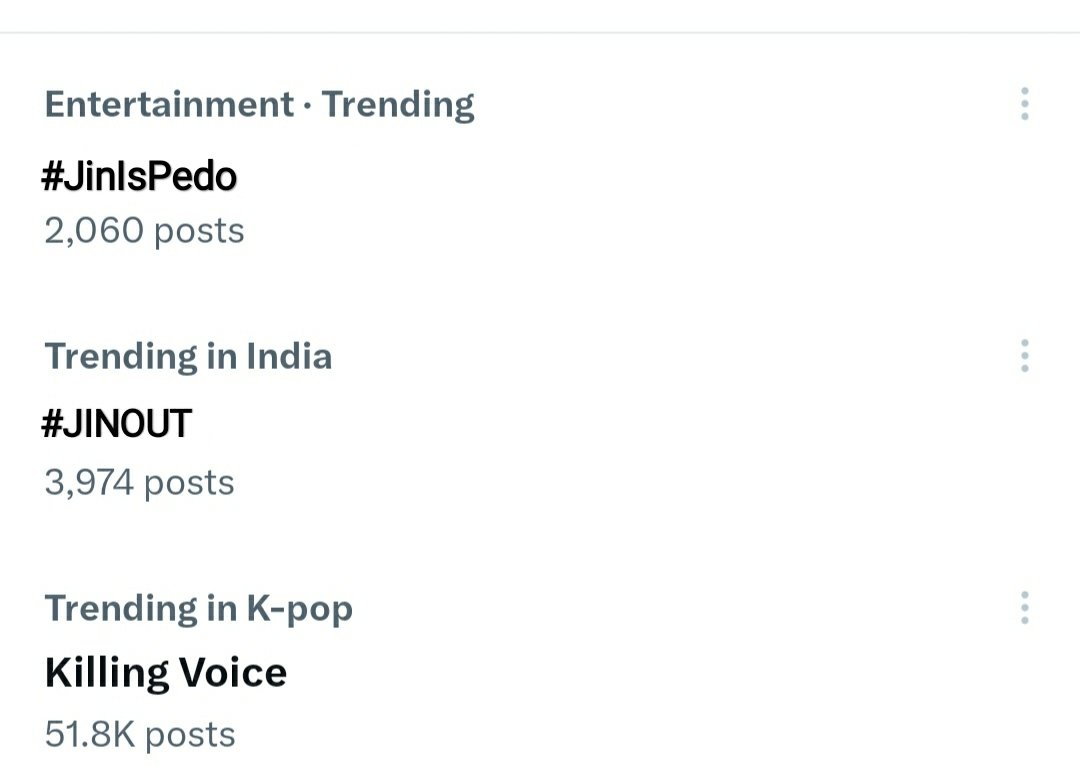 agustd4lyff's tweet photo. Stinky Tunas are totally dumb. Do they really think editing the trending tags makes them relevant 🤣🤣 I can make thousand of edit like this. https://t.co/3PWrTRlqjN