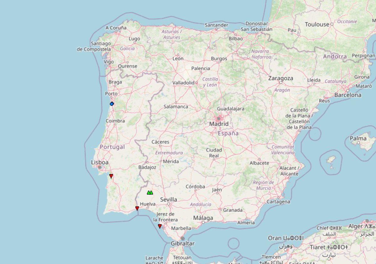 WXWatcher07's tweet photo. Small Thread 🧵 (1/2)
🔻 Missed this while being very busy tracking #Éowyn, we actually had at least tornado in #Portugal on Tuesday due to Storm #Garoe. The tornado damage was found in Montevil, Setúbal. Significant tree damage and debarking confirmed.
2 other tornadoes were confirmed in Spain, in addition to severe hail further inland as large as 4.5 cm in diameter.
Most of the thunderstorms associated with #Garoe were relatively weak, producing infrequent lightning. Yet, many of these lightning strikes were very powerful. One of them struck a restaurant that ended up burning down.
