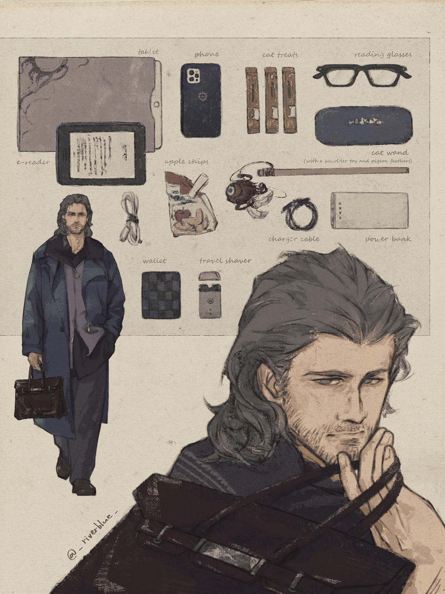 _riverblue_'s tweet photo. What's in your bag, Gale?
#GaleDekarios #baldursgate3 #BG3 https://t.co/5v00Okr3KD