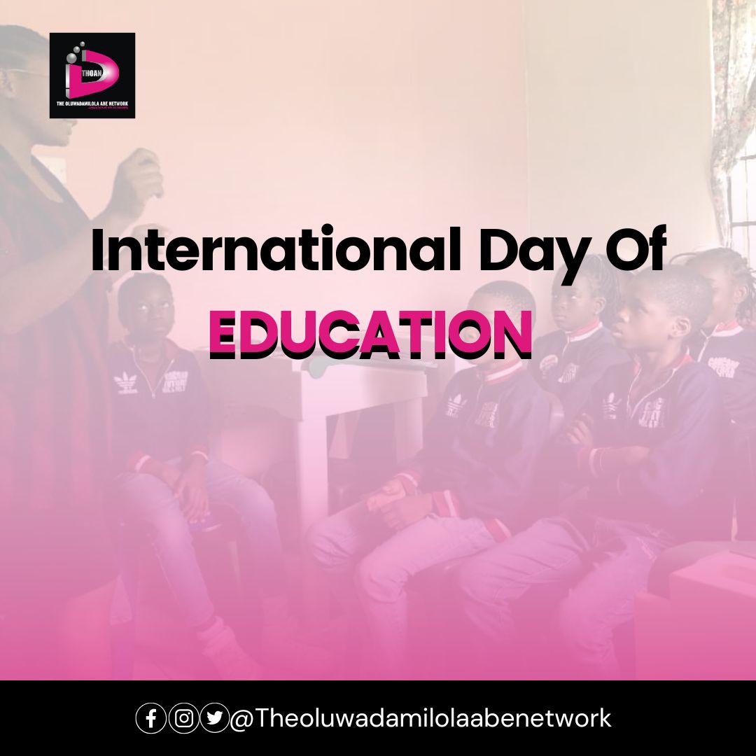 Let's harness AI, not be harnessed by it.

Education empowers us to shape the future, not just react to it.
 #InternationalDayOfEducation #AIandEducation #HumanAgency #FutureReady
#SDG4 #THOAN