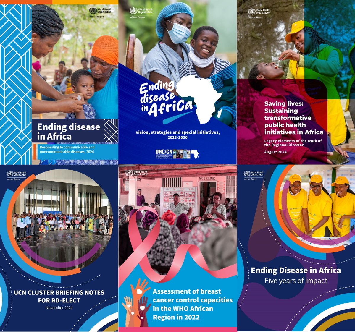 DrBenido's tweet image. Thank you to our #UCN graphic designers, technical writers &amp;amp; programme colleagues for 1️⃣0️⃣0️⃣+ reports &amp;amp; advocacy documents produced in 2024.✨

These high-quality knowledge &amp;amp; information products for Member States &amp;amp; partners is critical to @WHO strategy on #EndingDiseasesInAfrica