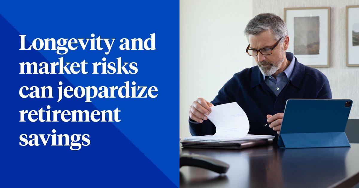 KennyTeeTime's tweet photo. Longevity and unpredictable markets can make it difficult for retirees to stretch their retirement savings. Our new white paper from Wade Pfau and Michael Finke shares strategies to help protect your retiring clients.

https://t.co/bc8pKFXwwu https://t.co/YT3T8tQFB5