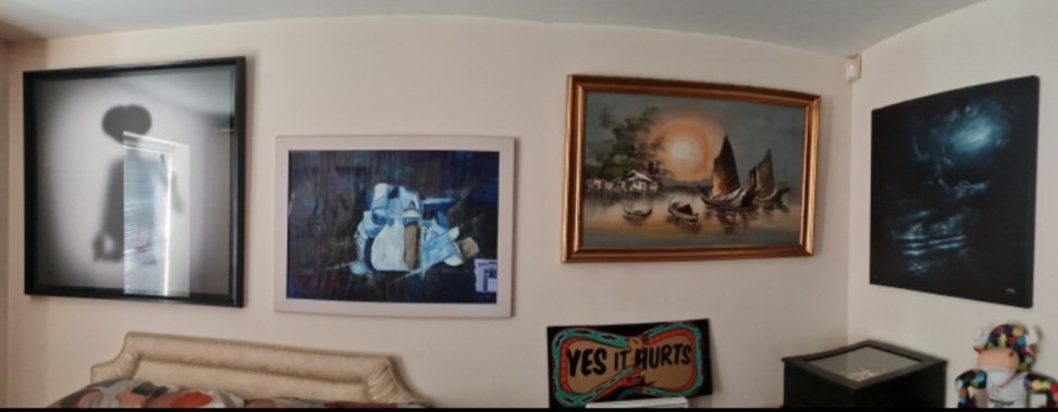 king_body_art's tweet photo. Over the moon to finally have my ET art installed by the international #artist ~ #Whatshisname 

Thank you so much to  Sarah, Rebecca and finally Paul the installer from @castlegalleries  very happy 

My 45th Birthday present https://t.co/JhnT2mbkKM