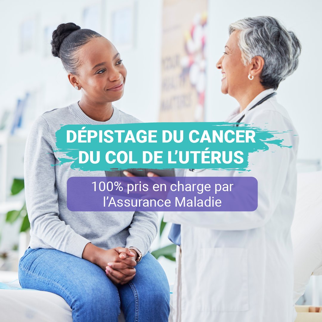 🕙 Cela fait + de 5 ans que vous n’avez pas fait votre dépistage du cancer du col de l’utérus ?

Avec l'Assurance Maladie, bénéficiez d’une prise en charge de votre frottis à 100 % 📝

#Uterus #Cancer #HPV #Depistage #Sante #Laboratoire